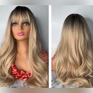 Blonde Wavy Long Wig